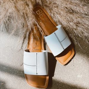 Heatwave Slide Sandal | white